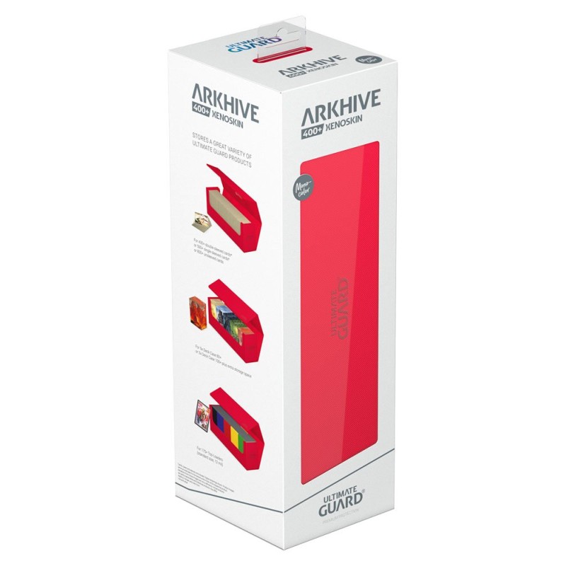 Ultimate Guard Arkhive 400+ XenoSkin Monocolor Rouge