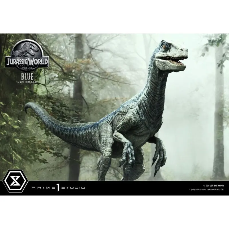 Jurassic World: Fallen Kingdom statuette Prime Collectibles 1/10 Blue (Open Mouth Version) 17 cm | 4580708032269