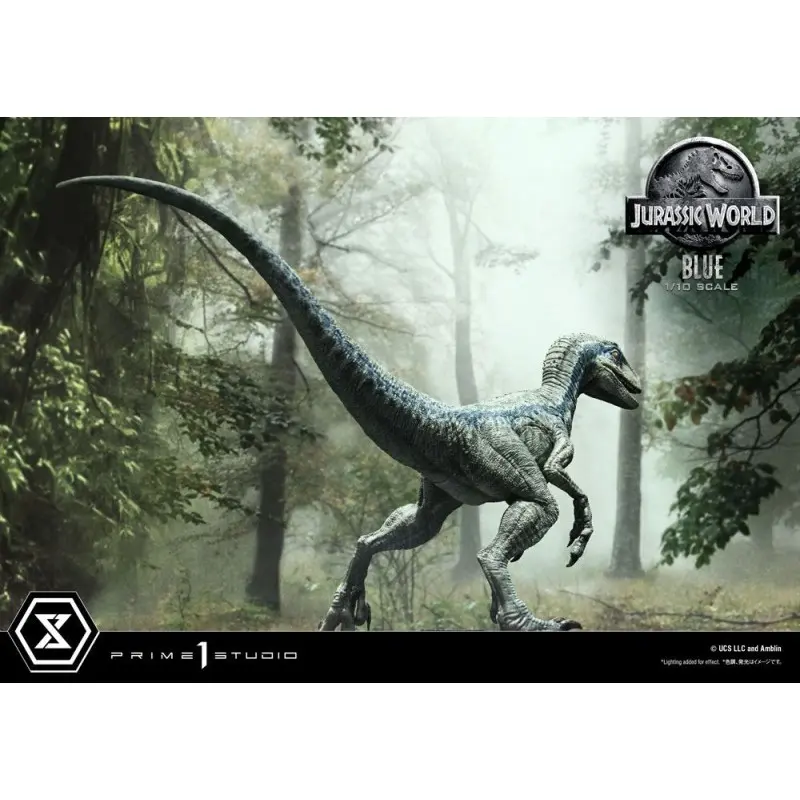 Jurassic World: Fallen Kingdom statuette Prime Collectibles 1/10 Blue (Open Mouth Version) 17 cm | 4580708032269