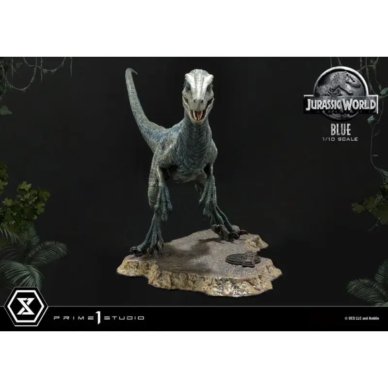 Jurassic World: Fallen Kingdom statuette Prime Collectibles 1/10 Blue (Open Mouth Version) 17 cm | 4580708032269