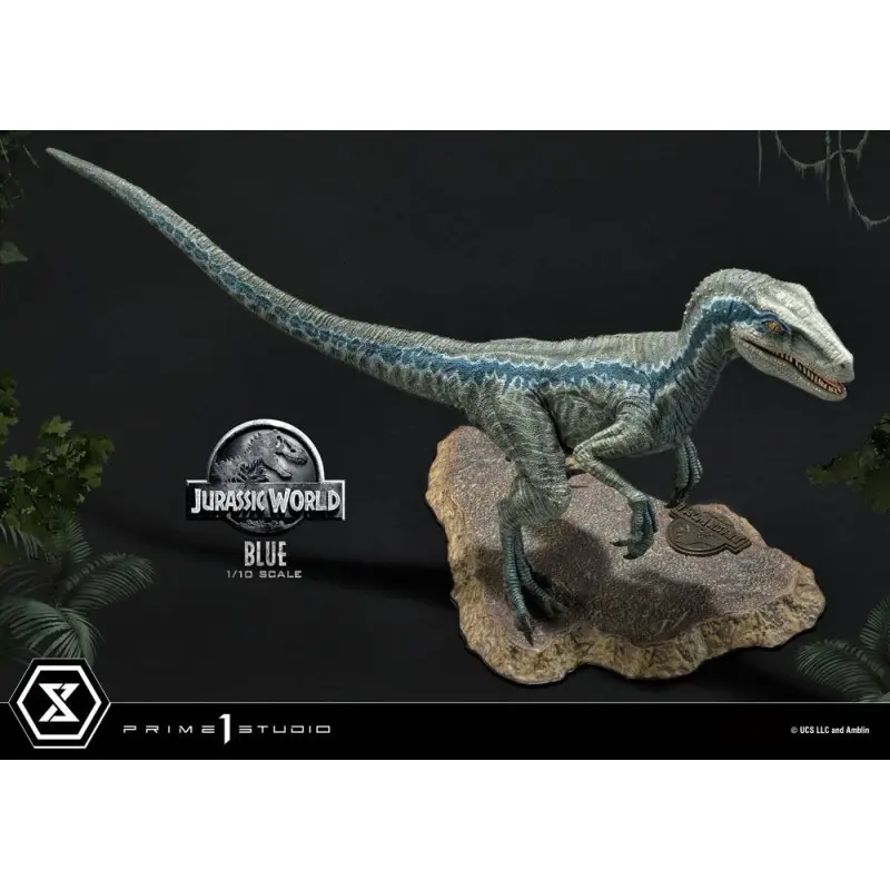 Jurassic World: Fallen Kingdom statuette Prime Collectibles 1/10 Blue (Open Mouth Version) 17 cm | 4580708032269