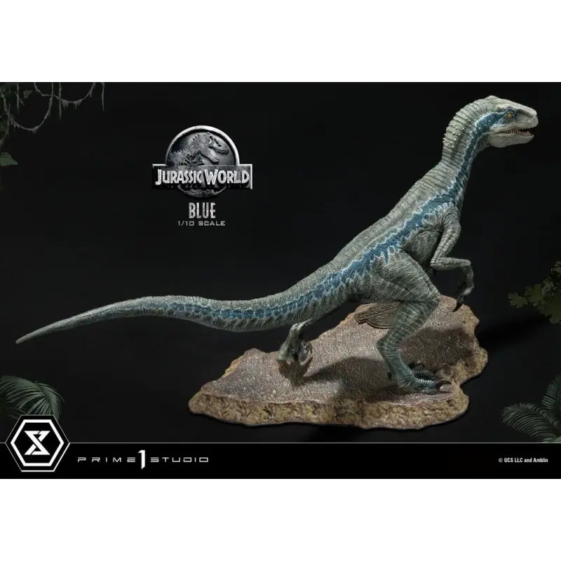 Jurassic World: Fallen Kingdom statuette Prime Collectibles 1/10 Blue (Open Mouth Version) 17 cm | 4580708032269