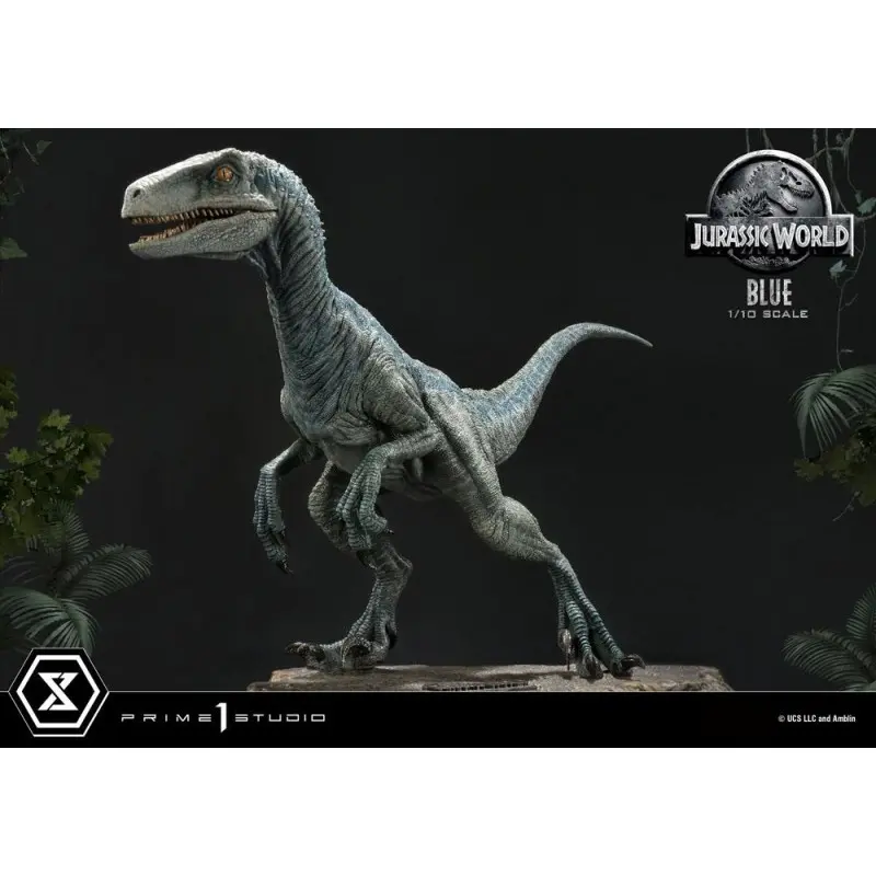 Jurassic World: Fallen Kingdom statuette Prime Collectibles 1/10 Blue (Open Mouth Version) 17 cm | 4580708032269