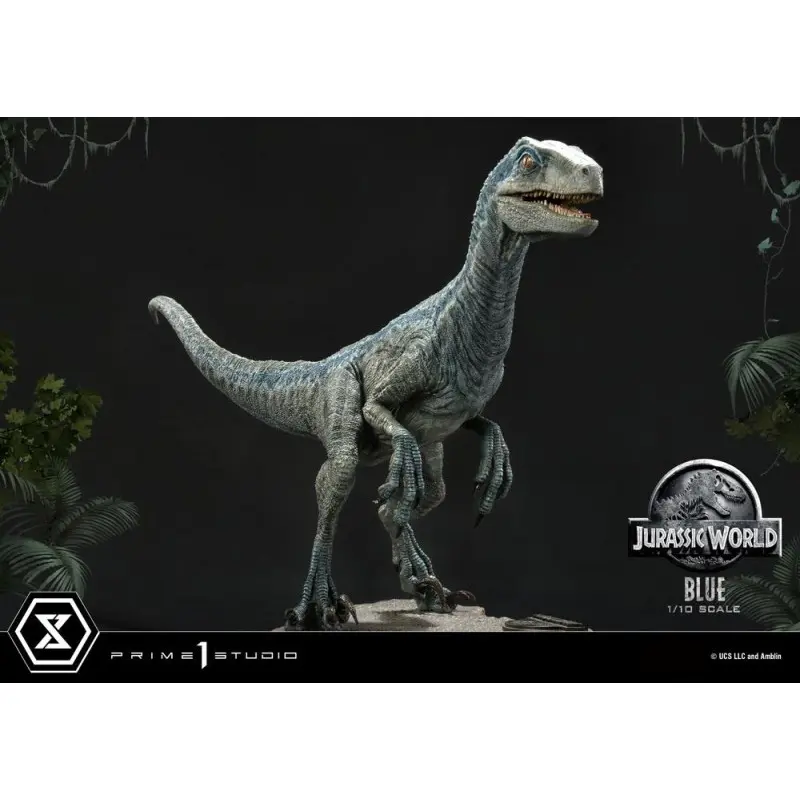 Jurassic World: Fallen Kingdom statuette Prime Collectibles 1/10 Blue (Open Mouth Version) 17 cm | 4580708032269
