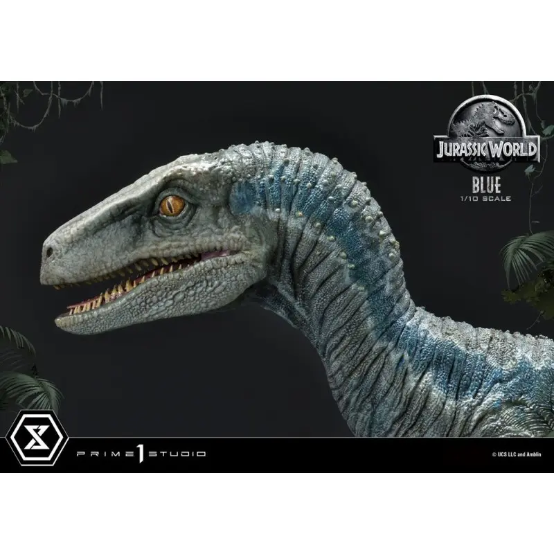 Jurassic World: Fallen Kingdom statuette Prime Collectibles 1/10 Blue (Open Mouth Version) 17 cm | 4580708032269