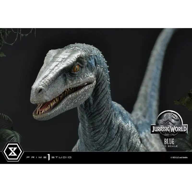 Jurassic World: Fallen Kingdom statuette Prime Collectibles 1/10 Blue (Open Mouth Version) 17 cm | 4580708032269