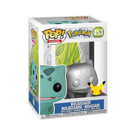 licence : Pokémon figurine Funko POP! Animation Vinyl Bulbizarre Silver 25th Anniversary Special Edition 9 cm marque : Funko licence : Pokémon figurine Funko POP! Animation Vinyl Bulbizarre Silver 25th Anniversary Special Edition 9 cm marque : Funko
