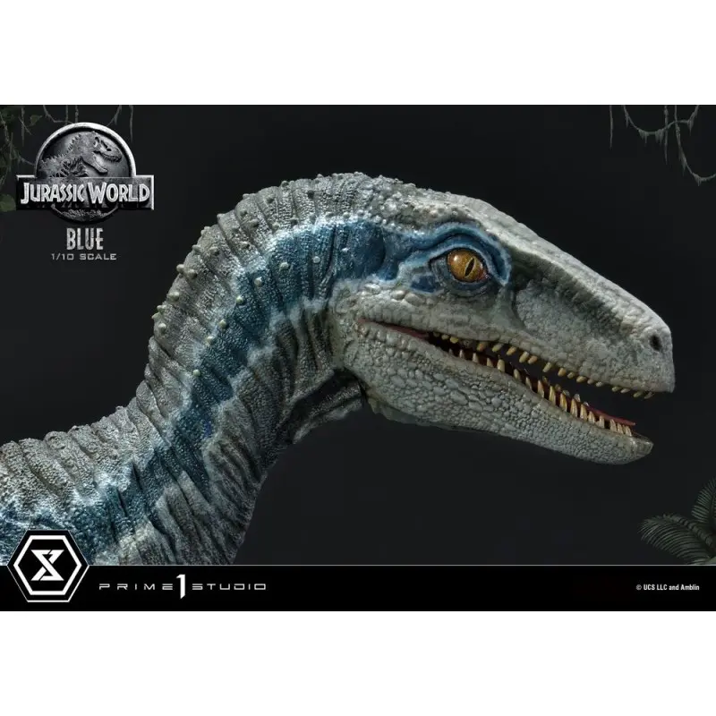 Jurassic World: Fallen Kingdom statuette Prime Collectibles 1/10 Blue (Open Mouth Version) 17 cm | 4580708032269