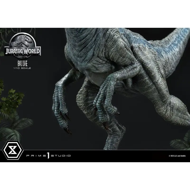 Jurassic World: Fallen Kingdom statuette Prime Collectibles 1/10 Blue (Open Mouth Version) 17 cm | 4580708032269