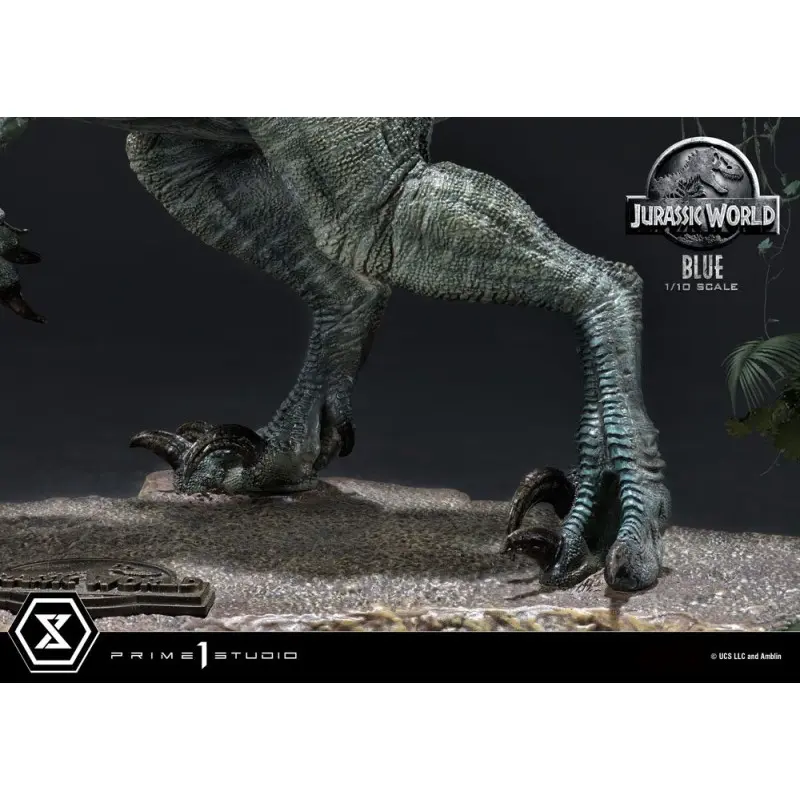 Jurassic World: Fallen Kingdom statuette Prime Collectibles 1/10 Blue (Open Mouth Version) 17 cm | 4580708032269