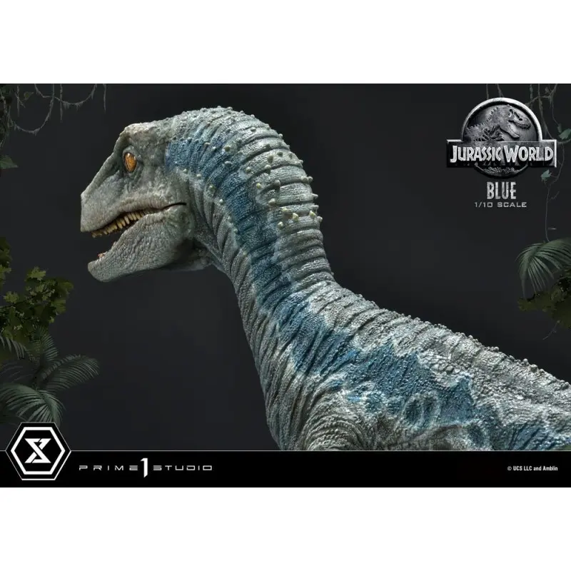 Jurassic World: Fallen Kingdom statuette Prime Collectibles 1/10 Blue (Open Mouth Version) 17 cm | 4580708032269