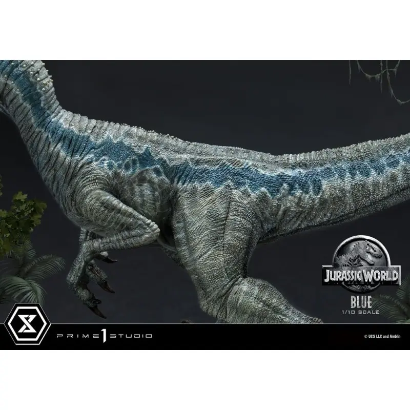 Jurassic World: Fallen Kingdom statuette Prime Collectibles 1/10 Blue (Open Mouth Version) 17 cm | 4580708032269
