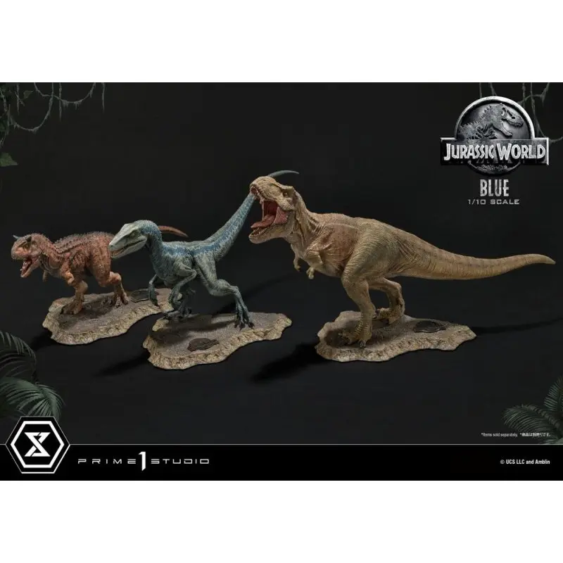 Jurassic World: Fallen Kingdom statuette Prime Collectibles 1/10 Blue (Open Mouth Version) 17 cm | 4580708032269