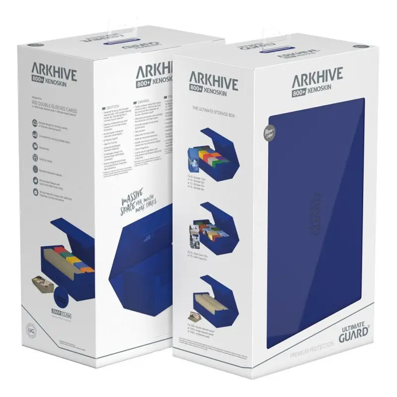 Ultimate Guard Arkhive 800+ XenoSkin Monocolor Bleu | 4056133022347