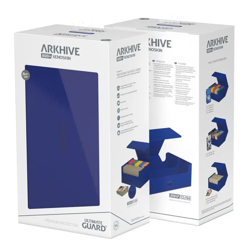 Ultimate Guard Arkhive 800+ XenoSkin Monocolor Bleu | 4056133022347