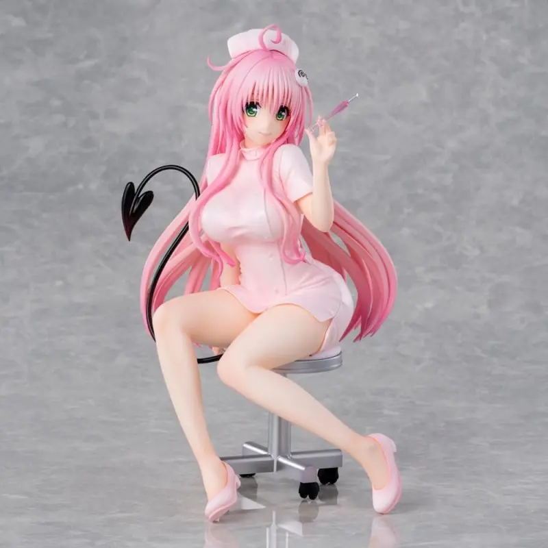 To Love-Ru Darkness statuette PVC Lara Satalin Deviluke Nurse Cos 26 cm | 4589642714545