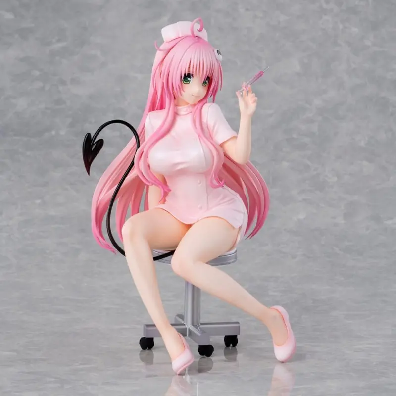 To Love-Ru Darkness statuette PVC Lara Satalin Deviluke Nurse Cos 26 cm | 4589642714545