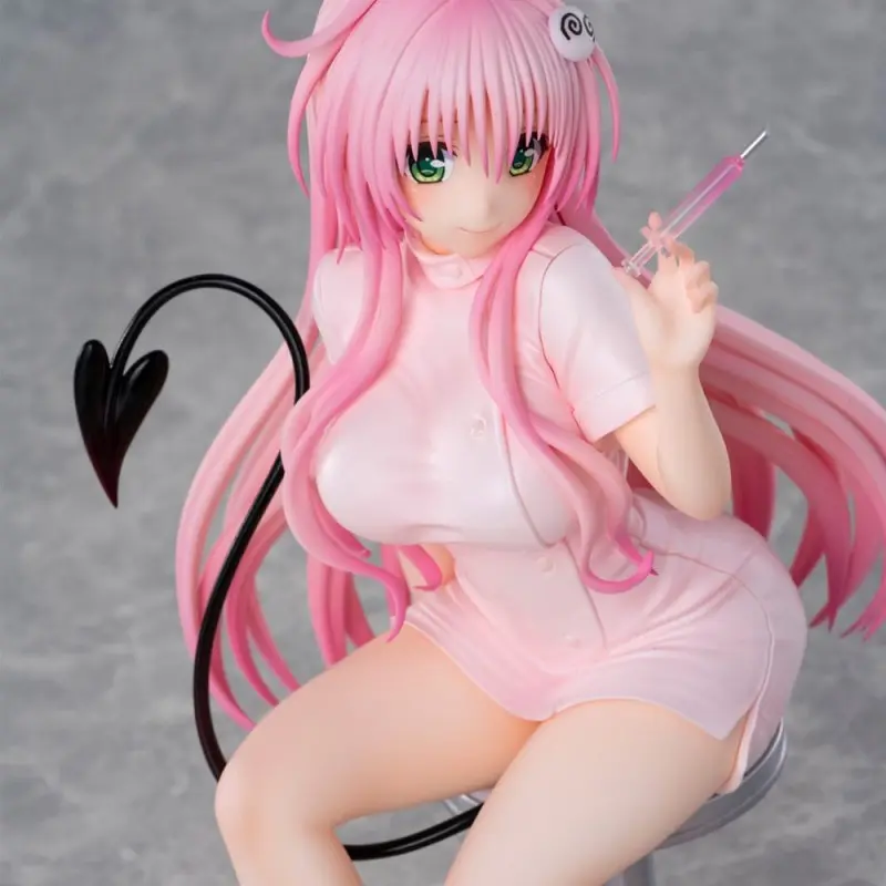 To Love-Ru Darkness statuette PVC Lara Satalin Deviluke Nurse Cos 26 cm | 4589642714545