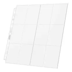 Ultimate Guard 24-Pocket QuadRow Pages Side-Loading Transparent (10) | 4056133023757