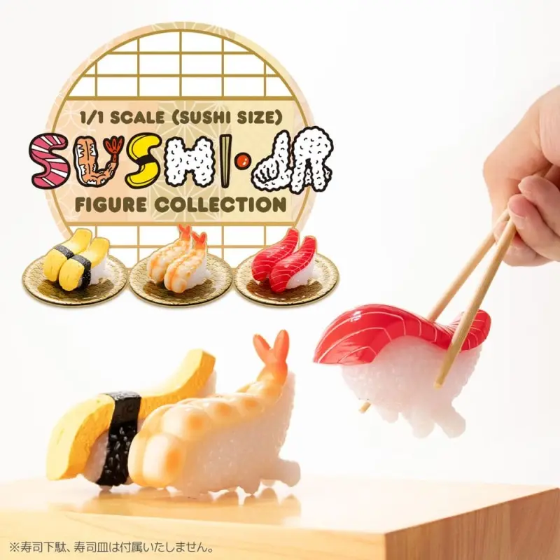 Original Character assortiment figurines 1/1 Real Sushi Size 7 cm Sushi Monster Sortiment (6) | 4571335888985