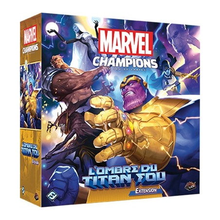 jeu : Marvel Champions : L'Ombre du Titan Fou éditeur : Fantasy Flight Games version française jeu : Marvel Champions : L'Ombre du Titan Fou éditeur : Fantasy Flight Games version française