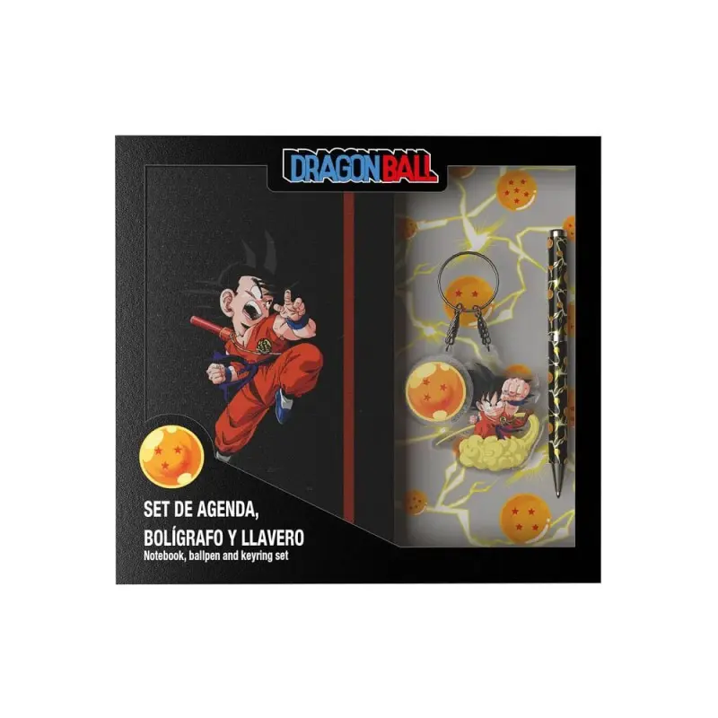 Dragon Ball set papeterie 3 pièces Son Gokû | 8426842102559