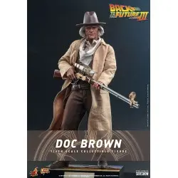 Retour vers le futur III figurine Movie Masterpiece 1/6 Doc Brown 32 cm | 4895228609359
