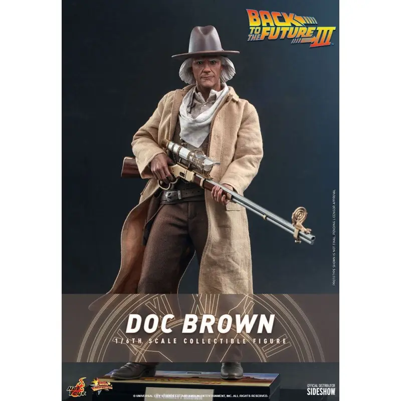 Retour vers le futur III figurine Movie Masterpiece 1/6 Doc Brown 32 cm | 4895228609359