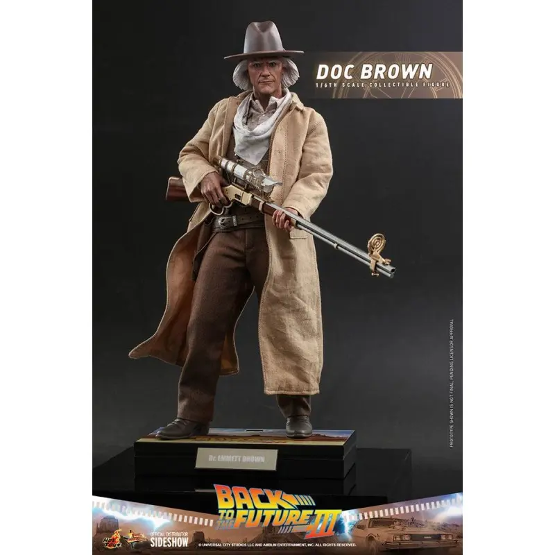 Retour vers le futur III figurine Movie Masterpiece 1/6 Doc Brown 32 cm | 4895228609359