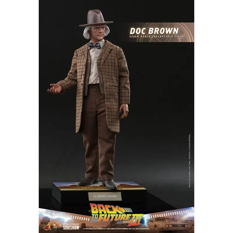 Retour vers le futur III figurine Movie Masterpiece 1/6 Doc Brown 32 cm | 4895228609359