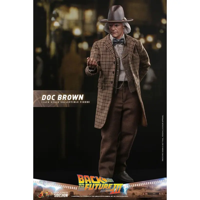 Retour vers le futur III figurine Movie Masterpiece 1/6 Doc Brown 32 cm | 4895228609359