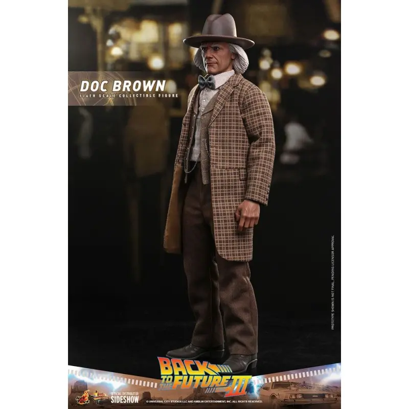 Retour vers le futur III figurine Movie Masterpiece 1/6 Doc Brown 32 cm | 4895228609359