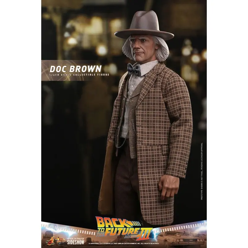 Retour vers le futur III figurine Movie Masterpiece 1/6 Doc Brown 32 cm | 4895228609359
