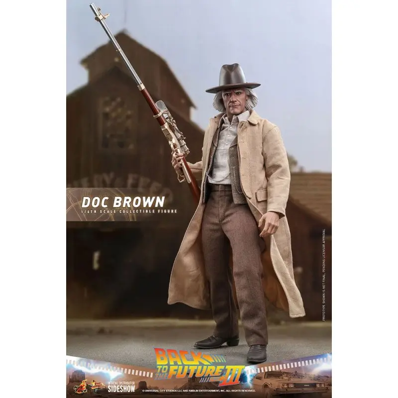Retour vers le futur III figurine Movie Masterpiece 1/6 Doc Brown 32 cm | 4895228609359