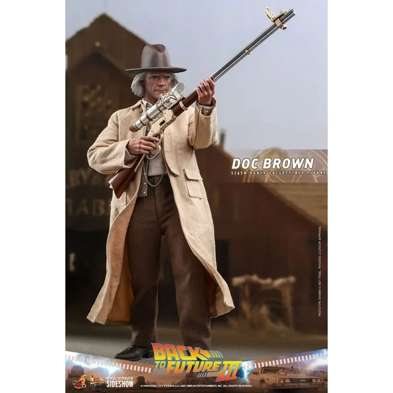 Retour vers le futur III figurine Movie Masterpiece 1/6 Doc Brown 32 cm | 4895228609359