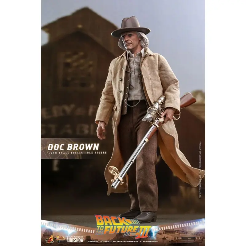 Retour vers le futur III figurine Movie Masterpiece 1/6 Doc Brown 32 cm | 4895228609359