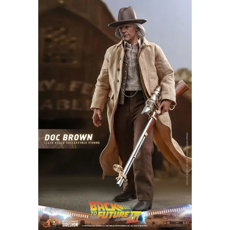 Retour vers le futur III figurine Movie Masterpiece 1/6 Doc Brown 32 cm | 4895228609359