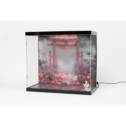 SHINSAI présentoir vitrine acrylique avec éclairage Inbina Rasethuhime Saki 39 cm  | 4570178590284