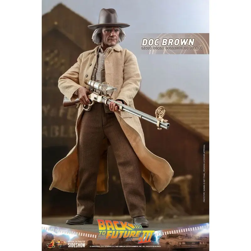 Retour vers le futur III figurine Movie Masterpiece 1/6 Doc Brown 32 cm | 4895228609359