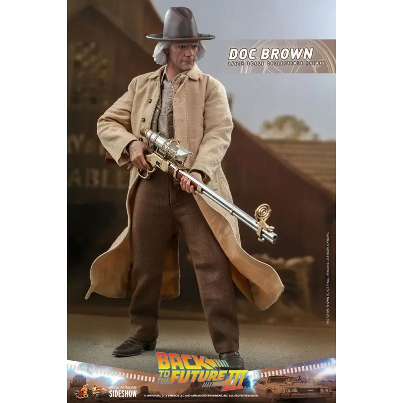 Retour vers le futur III figurine Movie Masterpiece 1/6 Doc Brown 32 cm | 4895228609359