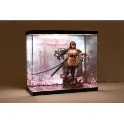 SHINSAI présentoir vitrine acrylique avec éclairage Inbina Rasethuhime Saki 39 cm  | 4570178590284