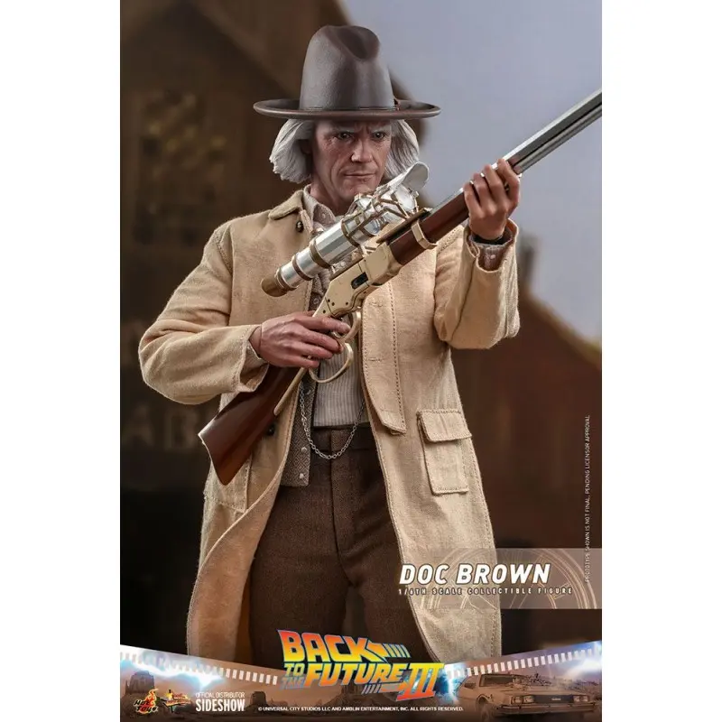 Retour vers le futur III figurine Movie Masterpiece 1/6 Doc Brown 32 cm | 4895228609359