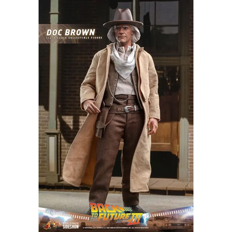 Retour vers le futur III figurine Movie Masterpiece 1/6 Doc Brown 32 cm | 4895228609359