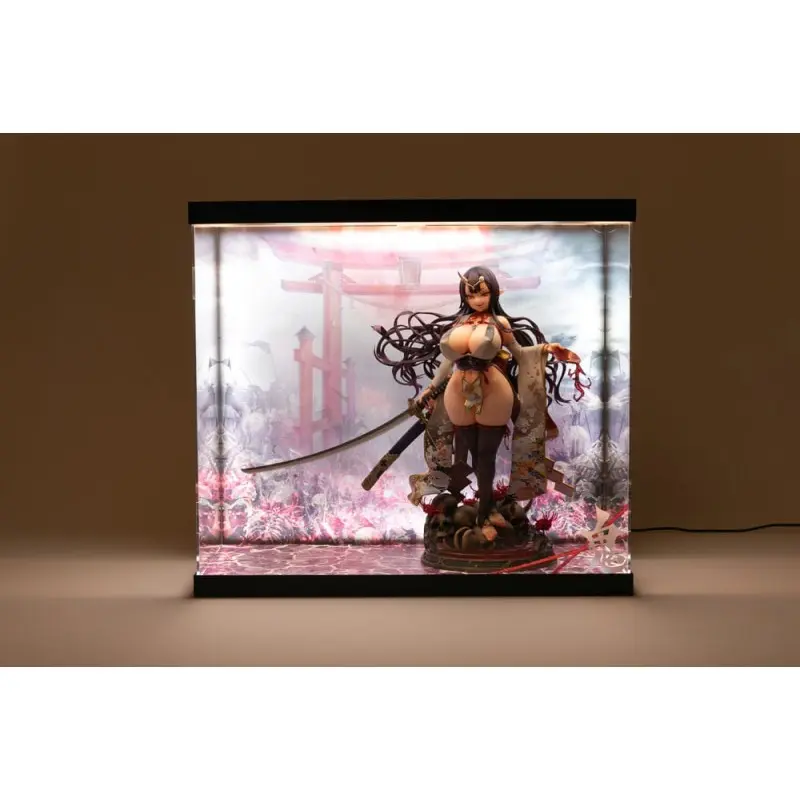 SHINSAI présentoir vitrine acrylique avec éclairage Inbina Rasethuhime Saki 39 cm  | 4570178590284