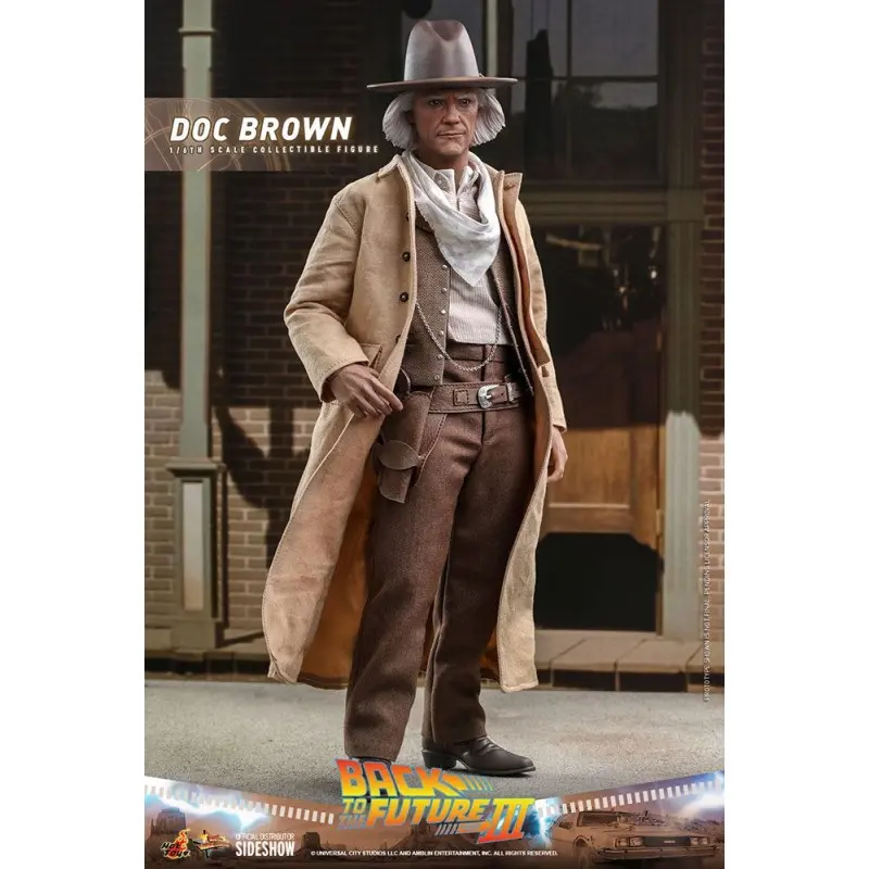 Retour vers le futur III figurine Movie Masterpiece 1/6 Doc Brown 32 cm | 4895228609359
