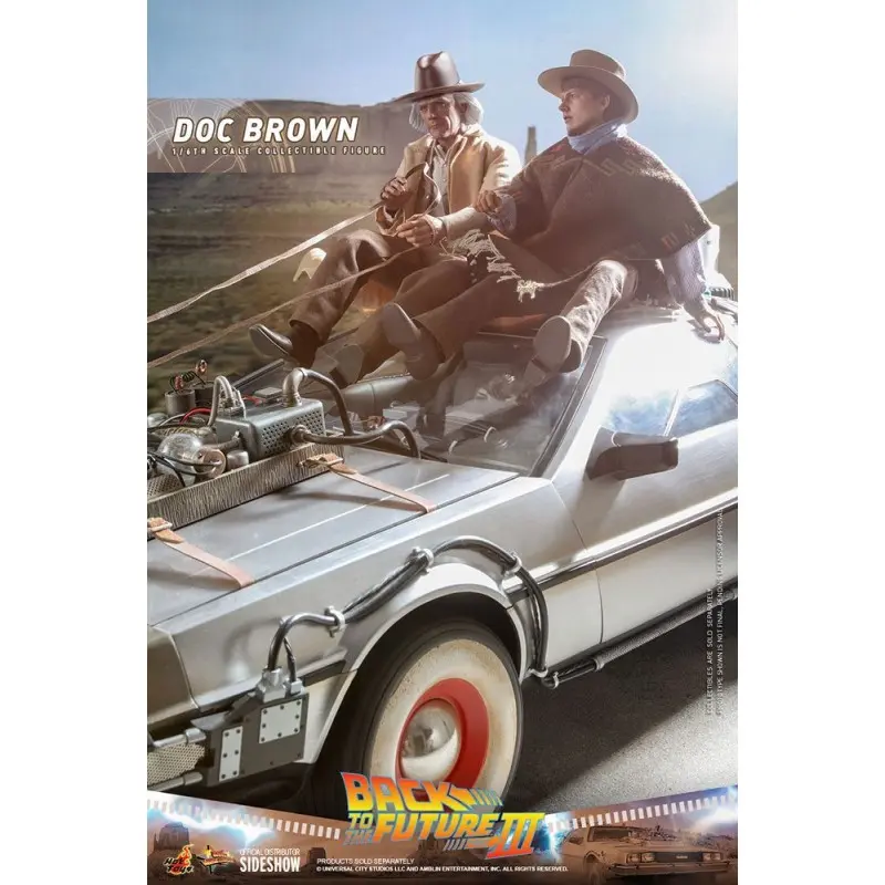 Retour vers le futur III figurine Movie Masterpiece 1/6 Doc Brown 32 cm | 4895228609359
