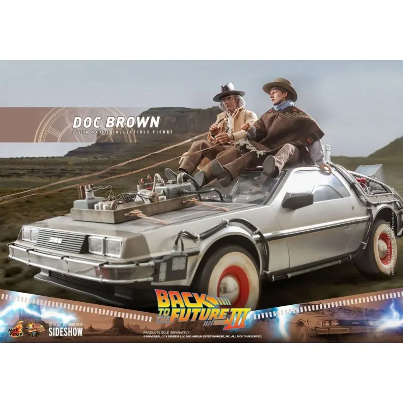 Retour vers le futur III figurine Movie Masterpiece 1/6 Doc Brown 32 cm | 4895228609359