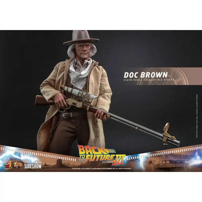 Retour vers le futur III figurine Movie Masterpiece 1/6 Doc Brown 32 cm | 4895228609359