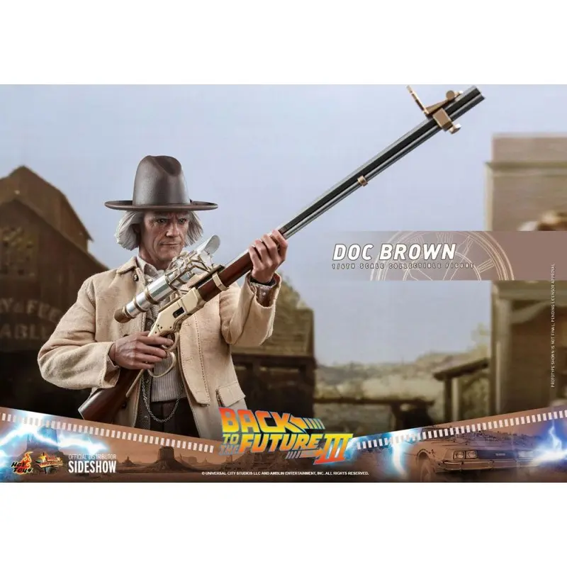 Retour vers le futur III figurine Movie Masterpiece 1/6 Doc Brown 32 cm | 4895228609359