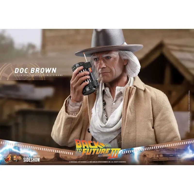 Retour vers le futur III figurine Movie Masterpiece 1/6 Doc Brown 32 cm | 4895228609359